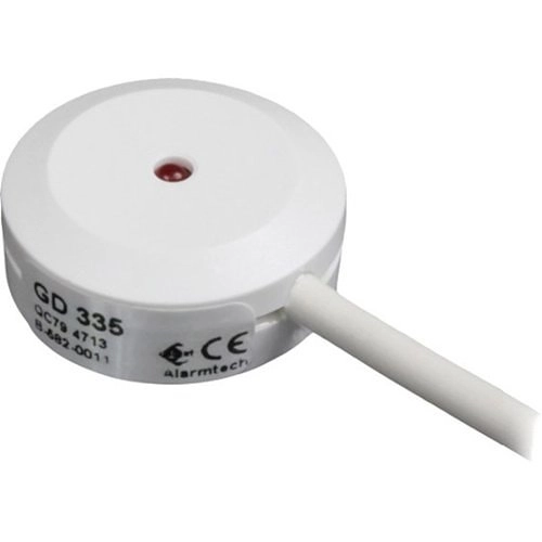 GD 335-10 Alarmtech GD 335-10 Détecteur de bris de verre avec sortie à transistor, câble de 10m, Grade 2, blanc